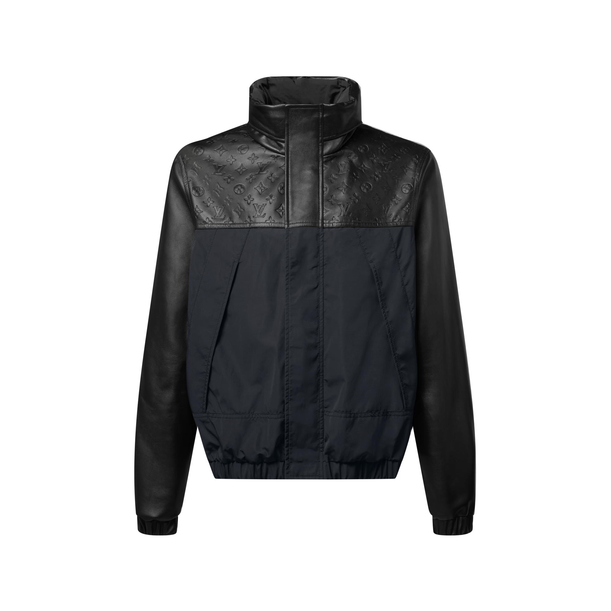 Leather Mix Windbreaker - Les Extraordinaires - High-End Ready-to